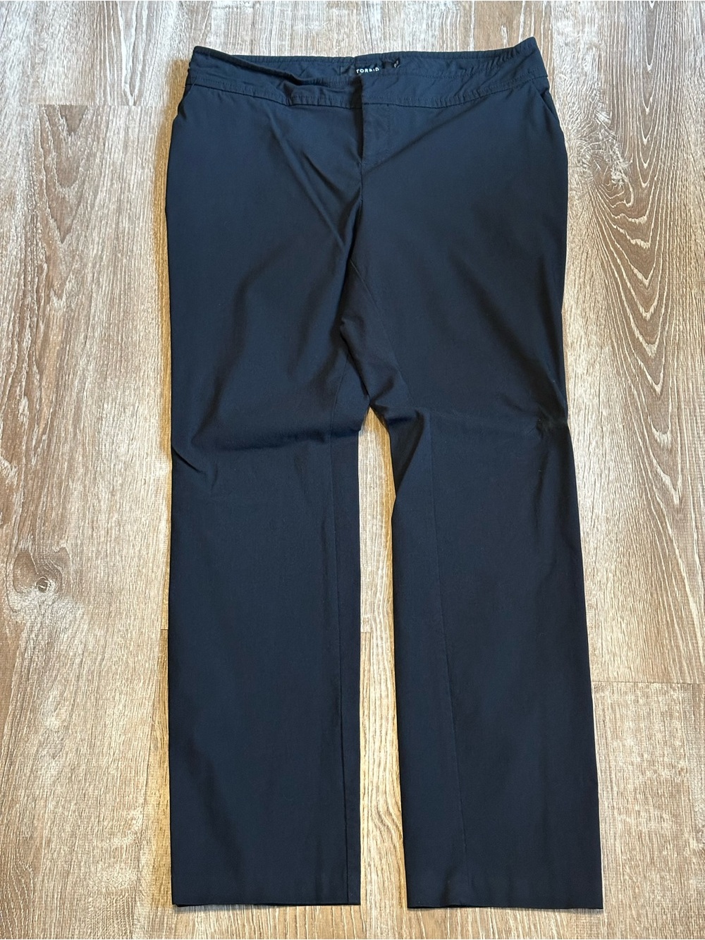 torrid Black Straight-Leg Trousers
